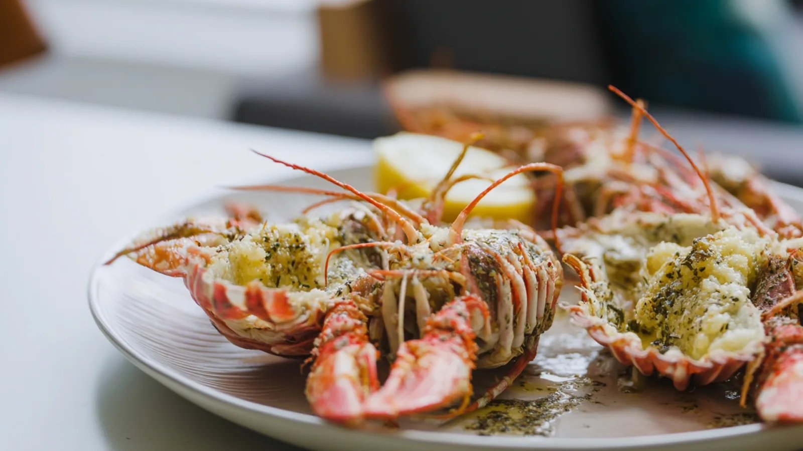 Фото блюда: Запеченные раки с ярким лимонным вкусом