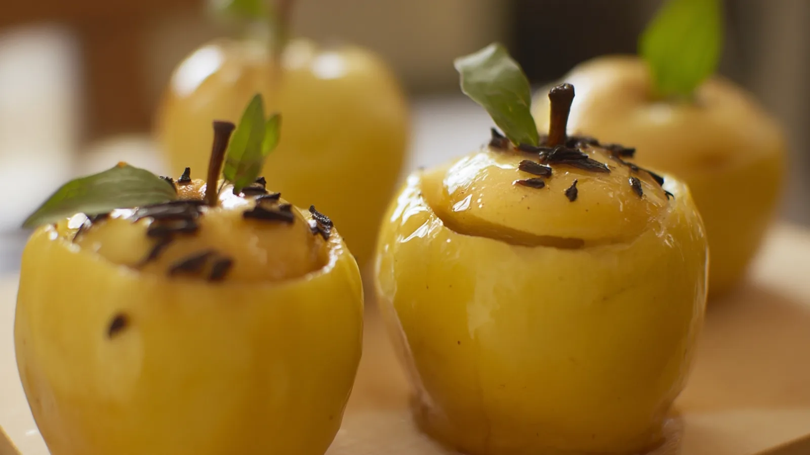 Фото блюда: Запеченные яблоки с ярким ароматом гвоздики