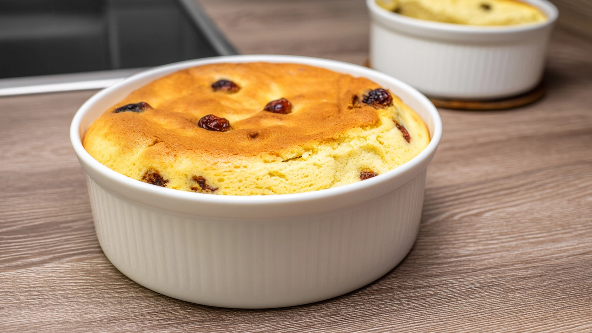 Фото блюда: Нежная творожная запеканка с сочными ягодами