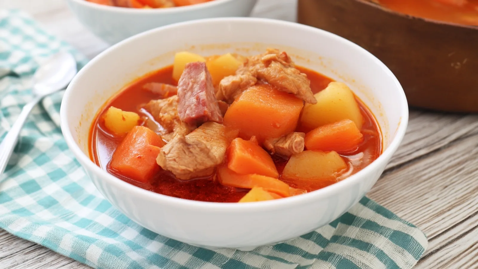 Фото блюда: Жаркое с бастурмой с мягким ароматом и насыщенным вкусом