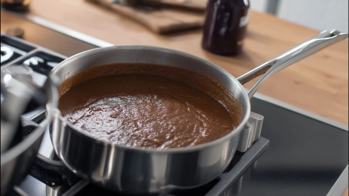 Фото блюда: Рецепт желудевого соуса: Как приготовить густой ореховый соус с травами