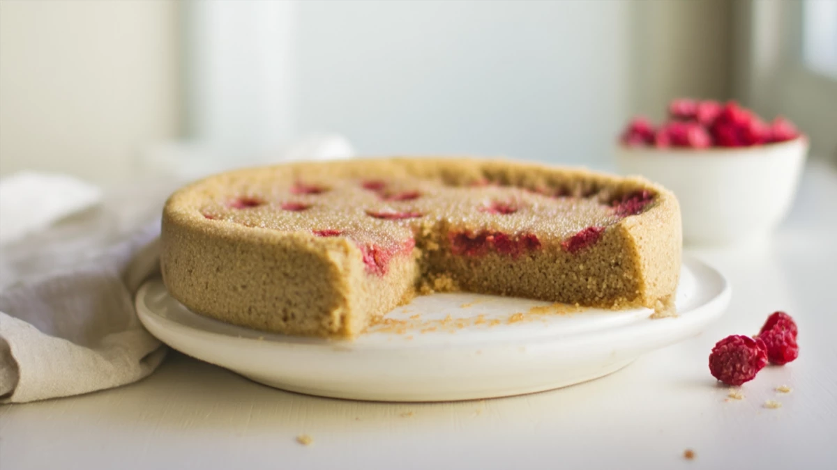 Фото блюда: Амарантовый пирог с ягодами: нежная выпечка без пшеничной муки