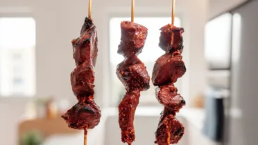 Фото рецепта Антикучо из говяжьего сердца с перуанским характером