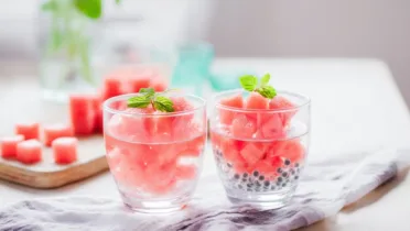 Фото блюда: Освежающий арбузный саго десерт