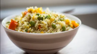 Фото рецепта: Ароматный плов с горчичным маслом и овощами как в хорошей чайхане