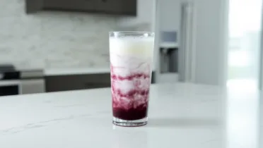 Фото блюда: Айран с ягодным акцентом который бодрит с первого глотка