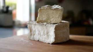 Фото рецепта: Белый ферментированный сыр на хлориде кальция: как приготовить вкусный и мягкий сыр