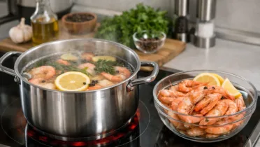 Обложка статьи: Как правильно варить креветки: пошаговый гид, точное время и лайфхаки