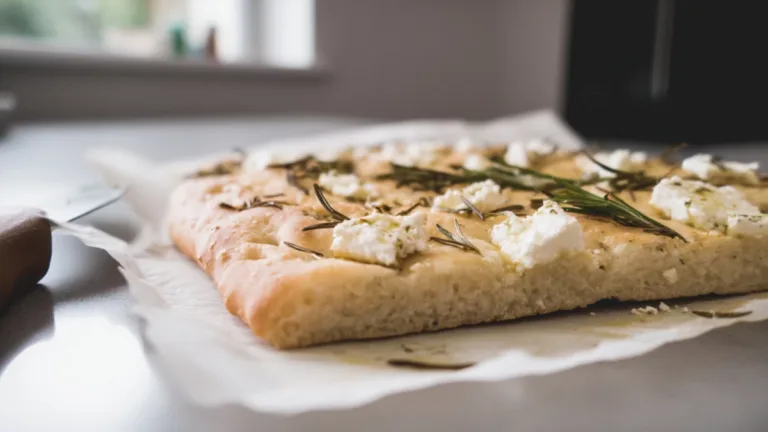 Фото блюда: Фокачча с козьим сыром и розмарином