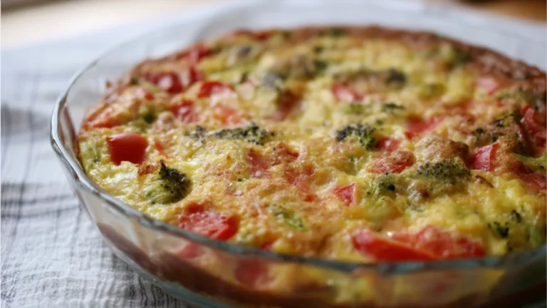 Фото блюда: Фриттата с брокколетти и томатами – яркое и вкусное блюдо для завтрака
