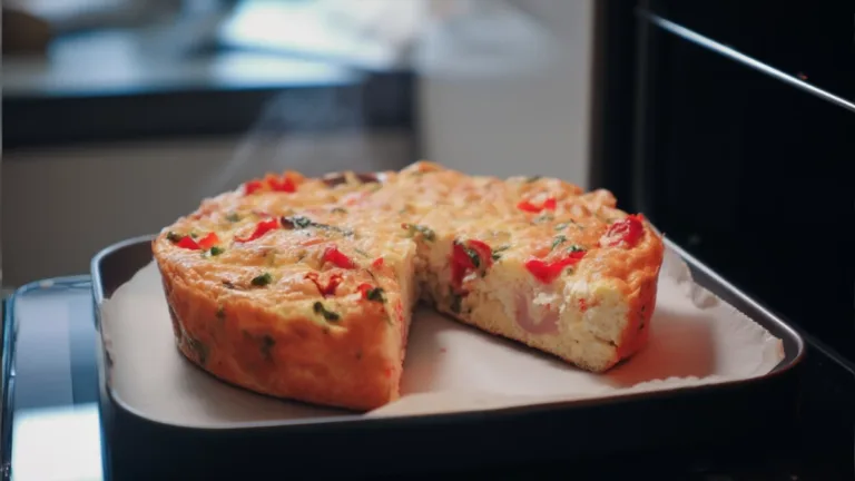 Фото блюда: Фриттата с солеными помидорами: пышный завтрак из духовки за полчаса