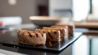 Фото рецепта: Фуа гра на гриле с медом и перцем — изысканное блюдо для гурманов