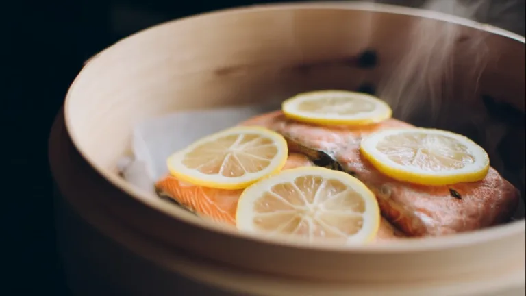 Фото блюда: Горбуша с лимоном на пару