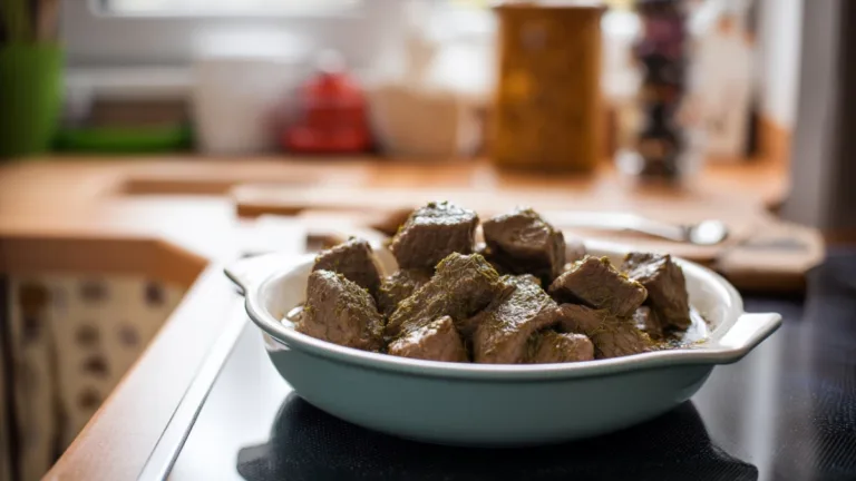 Фото блюда: Ароматная говядина тушеная с семенами укропа для сытного обеда