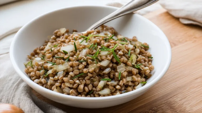 Фото блюда: Рецепт гречки с тархуном и луком