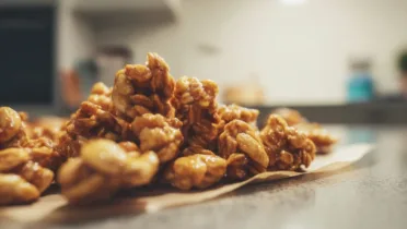 Фото блюда: Гуми в граноле с медовой глазурью