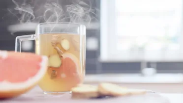 Фото блюда: Имбирно грейпфрутовый напиток, который согревает лучше чая