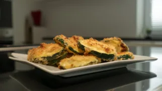 Фото рецепта: Кабачки в сырной панировке