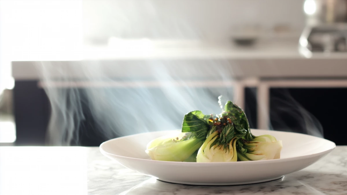 Фото блюда: Капуста пак чой в устричном соусе с насыщенным азиатским вкусом