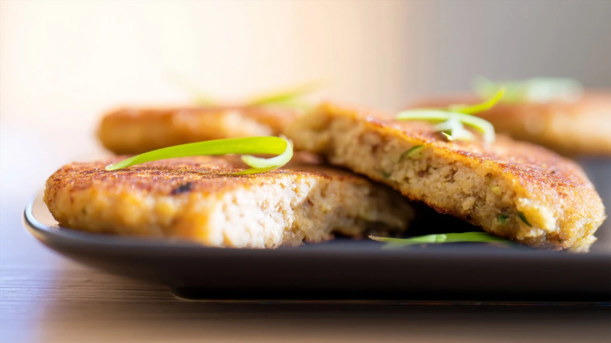 Фото блюда: Картофельные котлеты с зеленью