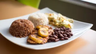 Фото рецепта: Рецепт касадо с жареными бананами