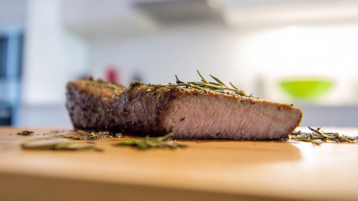 Фото блюда: Кета стейк запечённый