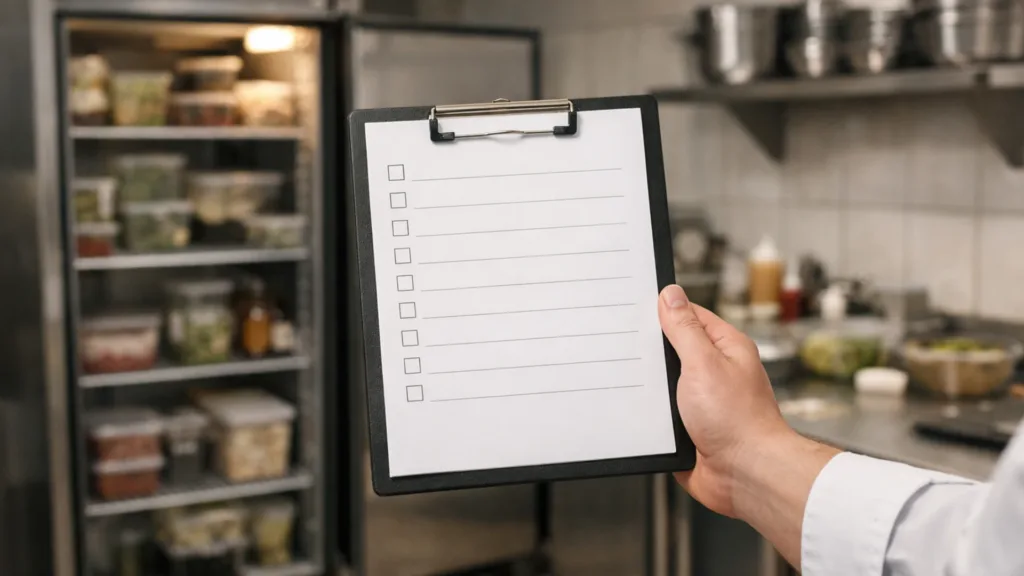 Контроль маркировки и хранения продуктов на профессиональной кухне