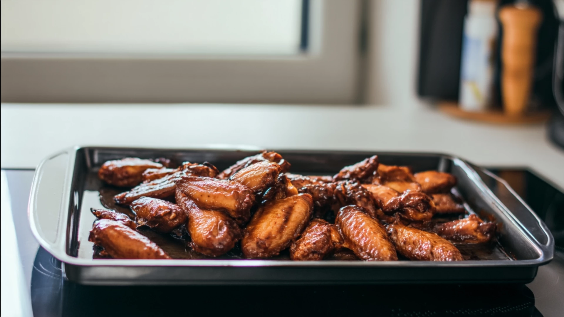 Фото блюда: Копченые крылья с насыщенным ароматом без коптильни