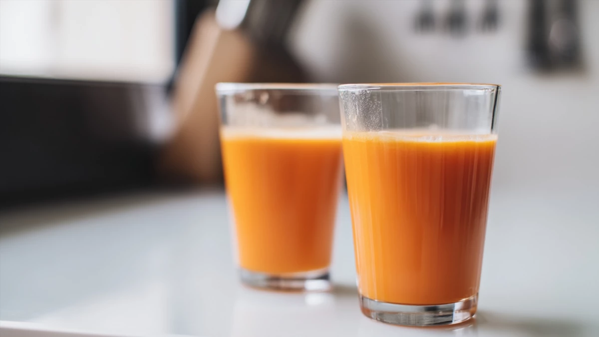 Фото блюда: Кремовый морковный напиток с кокосом для бодрого утра