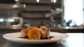 Фото рецепта: Кролик в апельсиновом соусе – Вкусный и ароматный рецепт