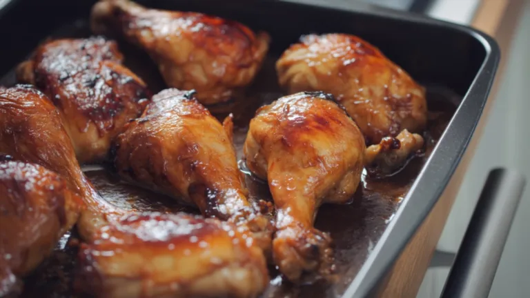 Фото блюда: Курица терияки запечённая в духовке с глянцевой глазурью