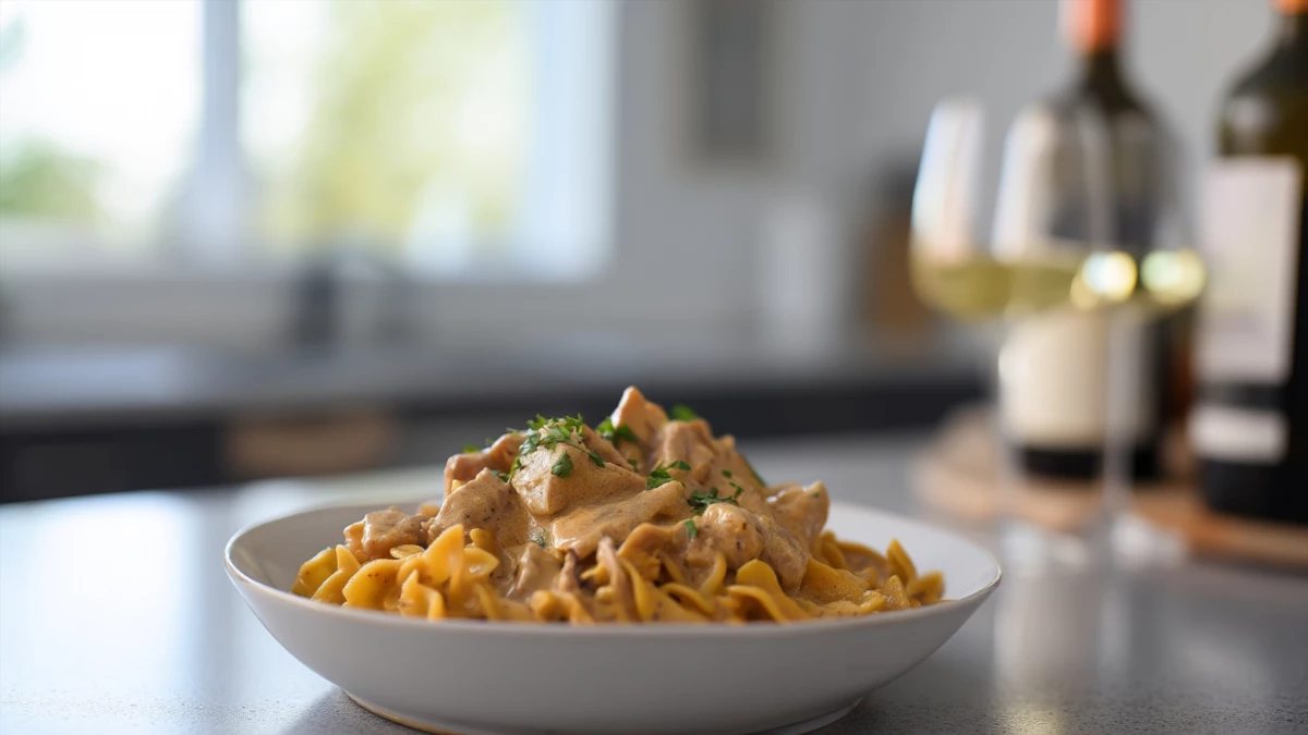 Фото блюда: Куриные бёдра тушеные в белом вине