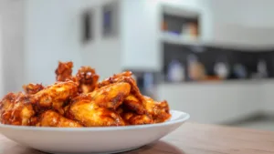 Фото блюда: Куриные крылья в перечной пасте с карамельной корочкой как в ресторане