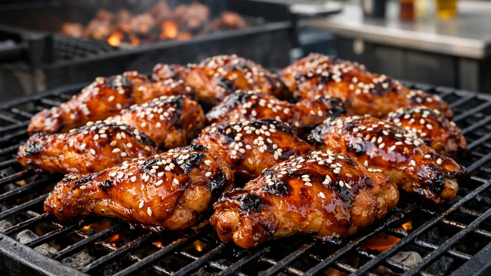 Фото блюда: Терияки маринад для куриных крылышек на мангале