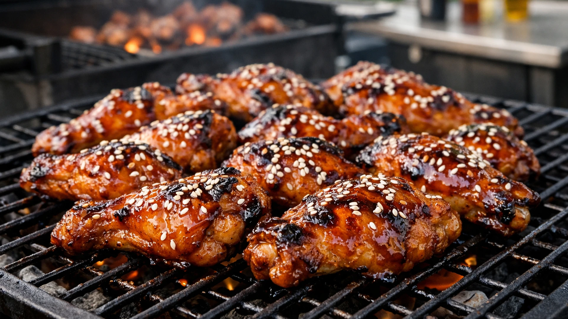 Фото блюда: Терияки маринад для куриных крылышек на мангале