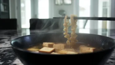 Фото рецепта Лапша рамен с мисо и тофу – Простой и вкусный рецепт