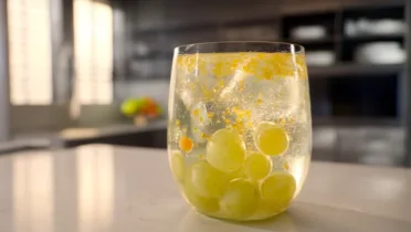 Фото рецепта Виноградный лимонад с пузырьками: освежающий напиток за 10 минут