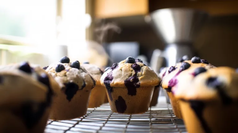 Фото блюда: Маффины полбяные с черникой — идеальный выбор для завтрака