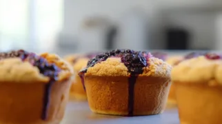 Фото рецепта: Маффины с ягодами