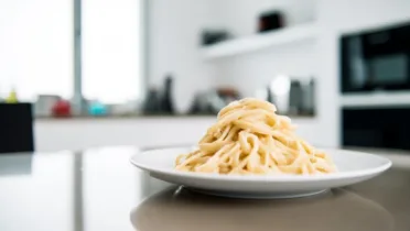 Фото рецепта Паста с соусом на миндальном молоке