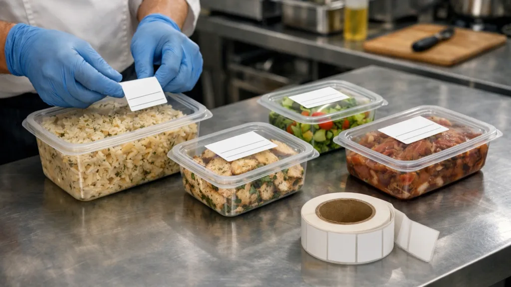 Маркировка заготовок и полуфабрикатов на профессиональной кухне