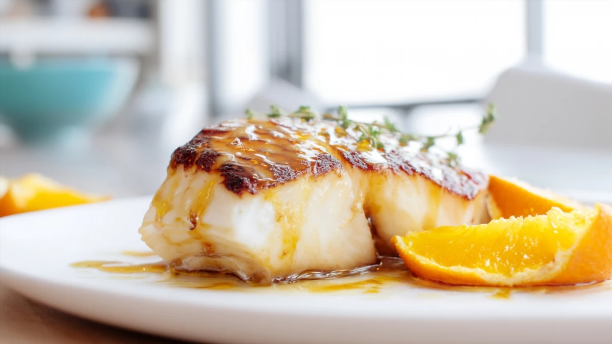 Фото блюда: Минтай в апельсиновом маринаде