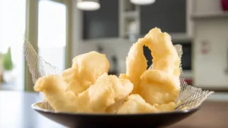 Фото рецепта: Минтай в кляре с хрустящей корочкой как в рыбной