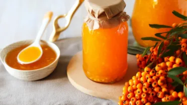 Фото блюда: Рецепт облепихового чая с валерианой: как приготовить успокаивающий напиток