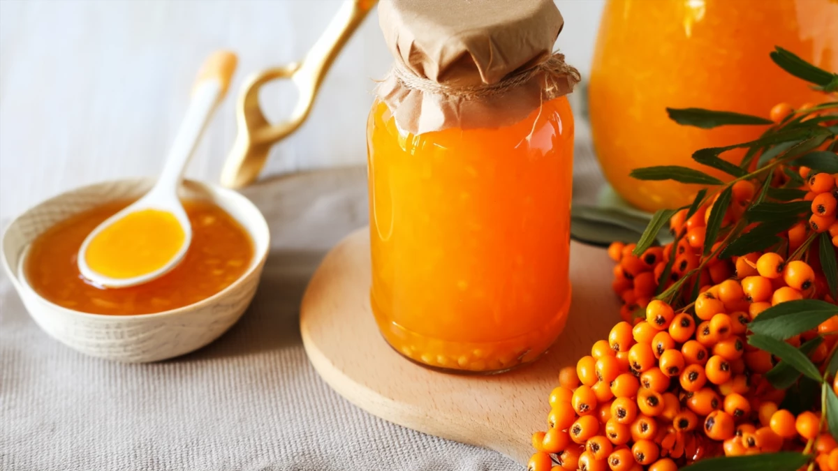 Фото блюда: Рецепт облепихового чая с валерианой: как приготовить успокаивающий напиток