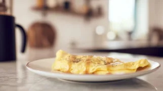 Фото рецепта: Омлет с трюфельной стружкой