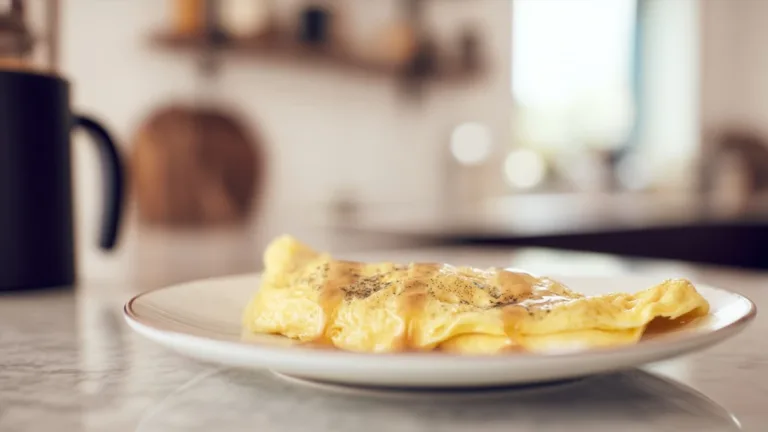 Фото блюда: Омлет с трюфельной стружкой