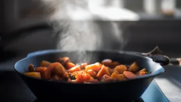 Фото блюда: Овощное рагу с чесночным порошком