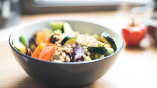 Фото рецепта: Овощной будда боул: яркая тарелка баланса и вкуса