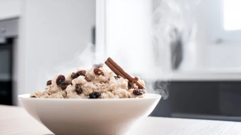 Фото блюда: Овсяная крупа с изюмом и корицей: уютный завтрак за 20 минут